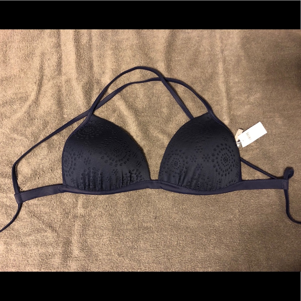 Aerie navy blue bikini